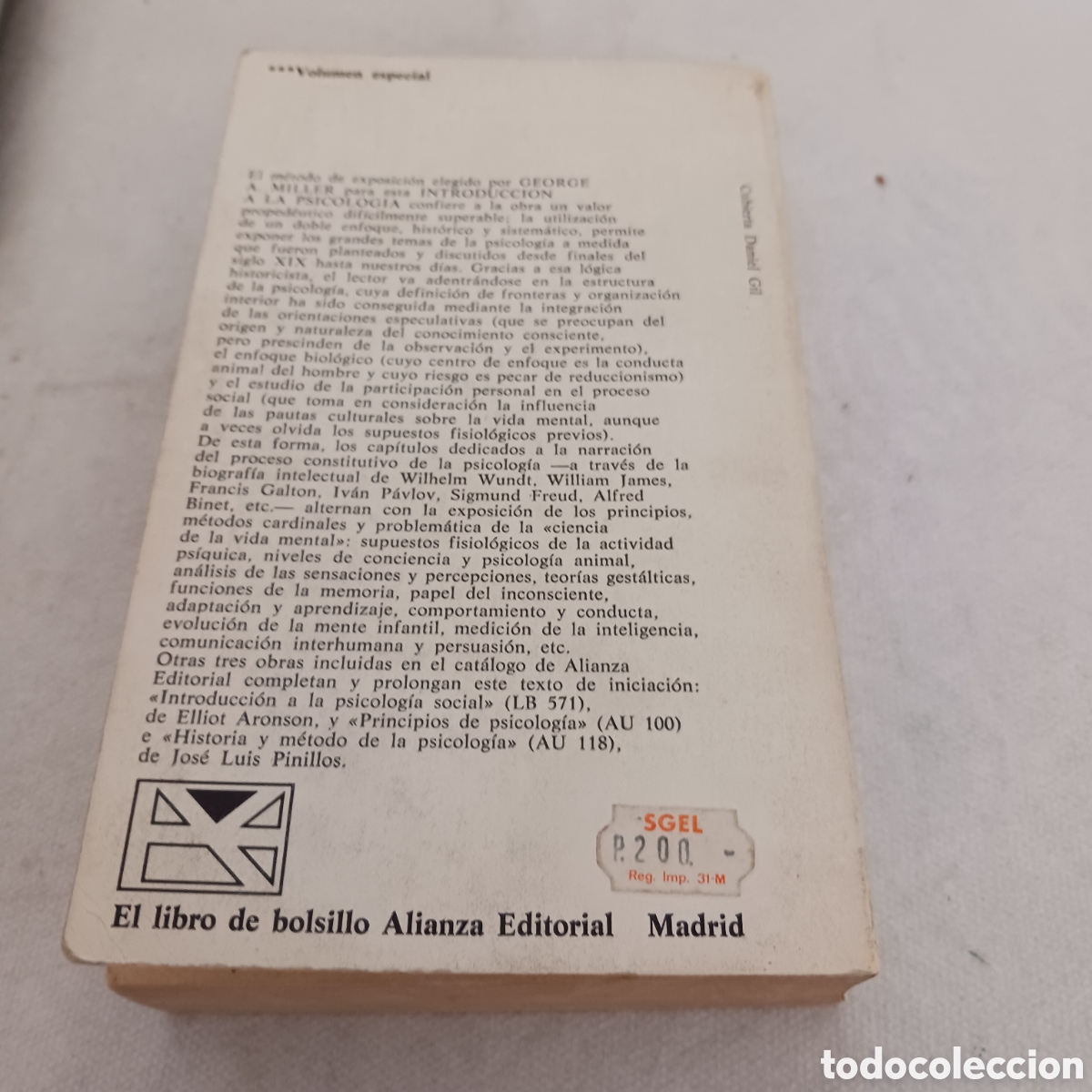 Libros de segunda mano: Introducci&oacute;n a la Psicolog&iacute;a de George A.Miller - Foto 15