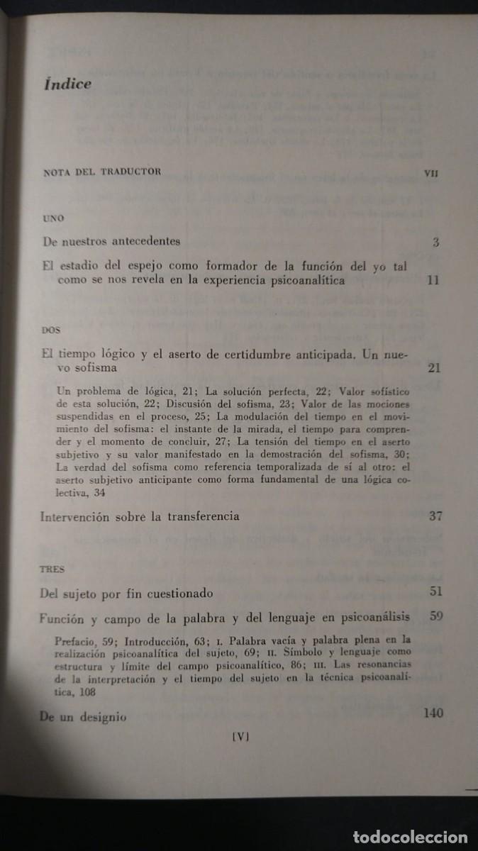 Libros de segunda mano: ESCRITOS I y II - JACQUES LACAN - Foto 3