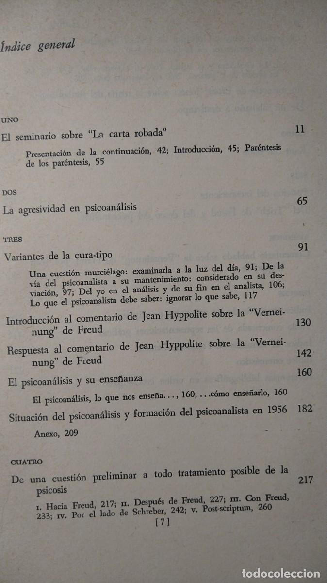 Libros de segunda mano: ESCRITOS I y II - JACQUES LACAN - Foto 5