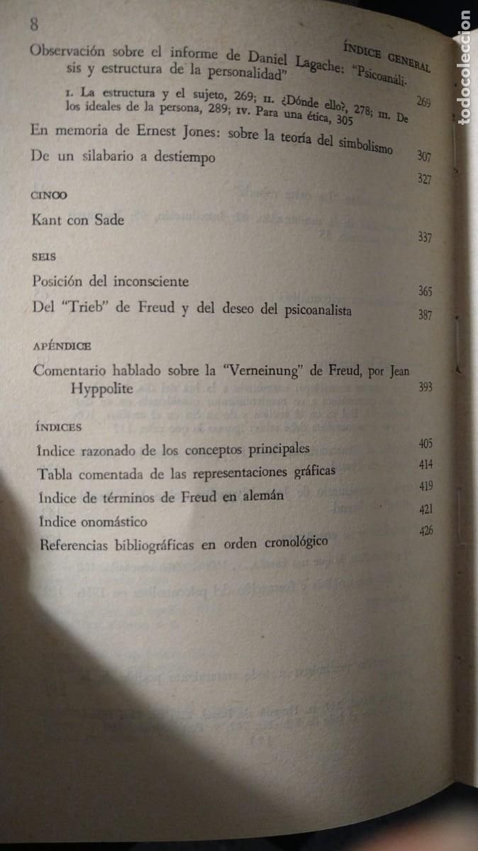 Libros de segunda mano: ESCRITOS I y II - JACQUES LACAN - Foto 6