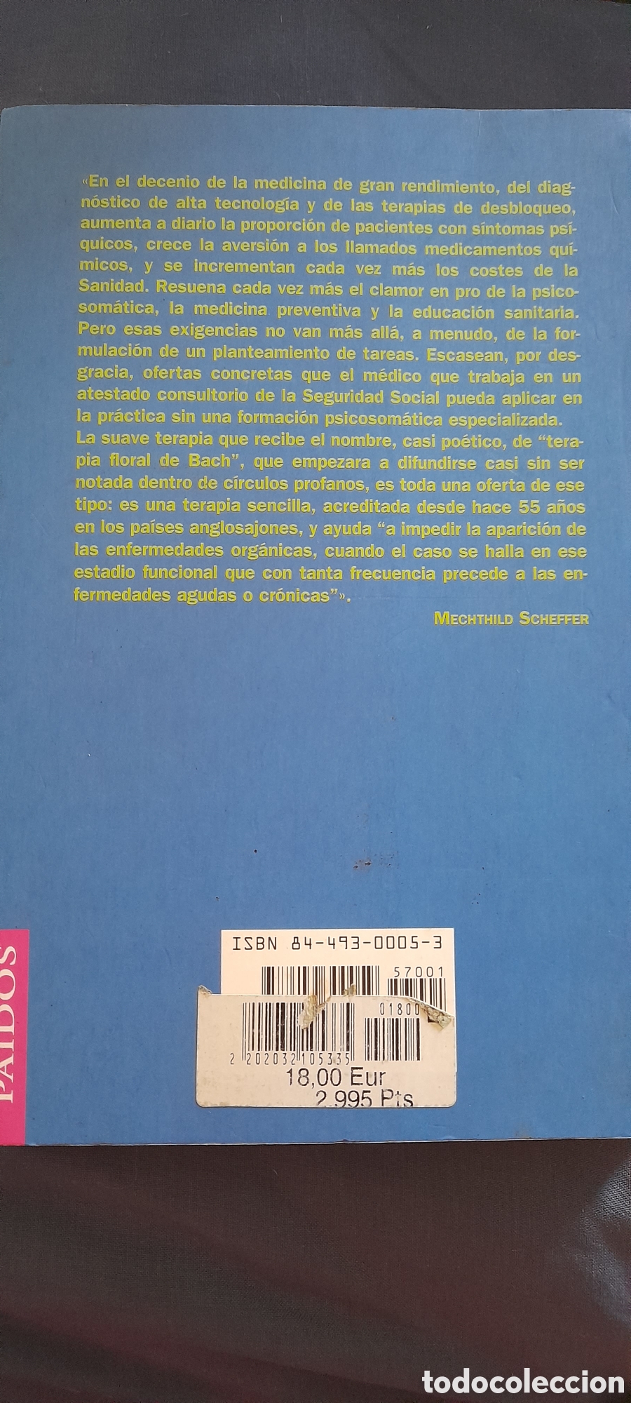 Libros de segunda mano: Terapia original de las flores de Bach. Mechthild Scheffer - Foto 2