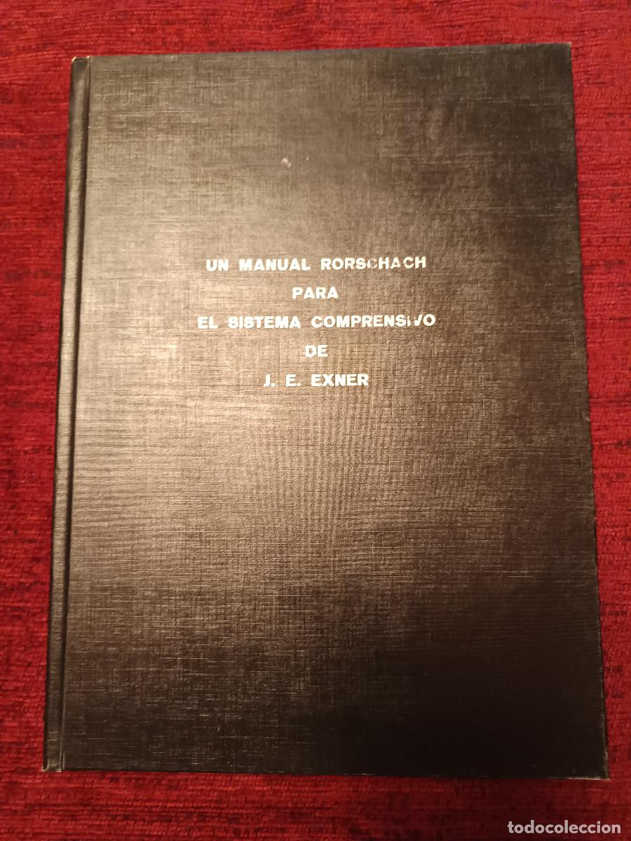 Libros de segunda mano: Manual Rorschach &ndash; Sistema Comprensivo de Exner 1&ordf; ed. (Completo: L&aacute;minas + Tablas + Fe de Erratas)