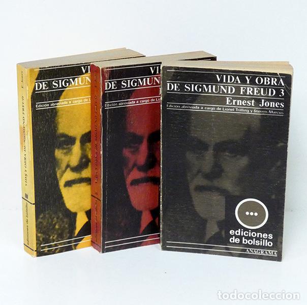 Libros de segunda mano: JONES (Ernest). Vida y obra de Sigmund Freud. 3 tomos
