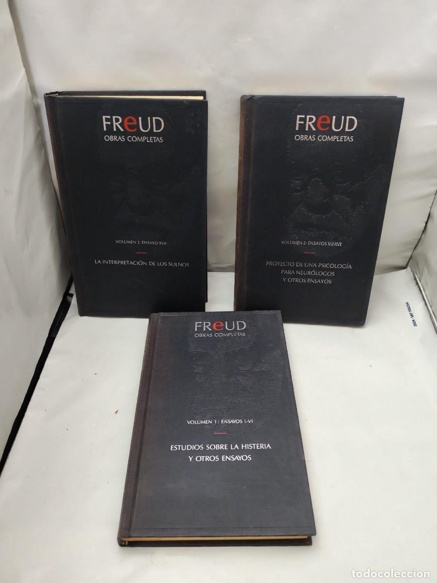 Gebrauchte B&uuml;cher: Freud: Obras completas, Tomos I, II y III: Ensayos I a XVII (TRES TOMOS Tapa dura)