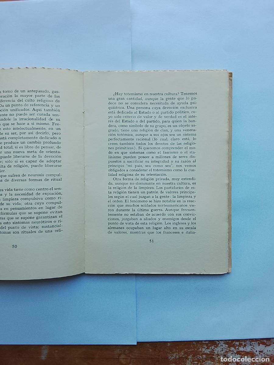 Libros de segunda mano: Psicoan&aacute;lisis y religi&oacute;n Erich Fromm - Foto 5