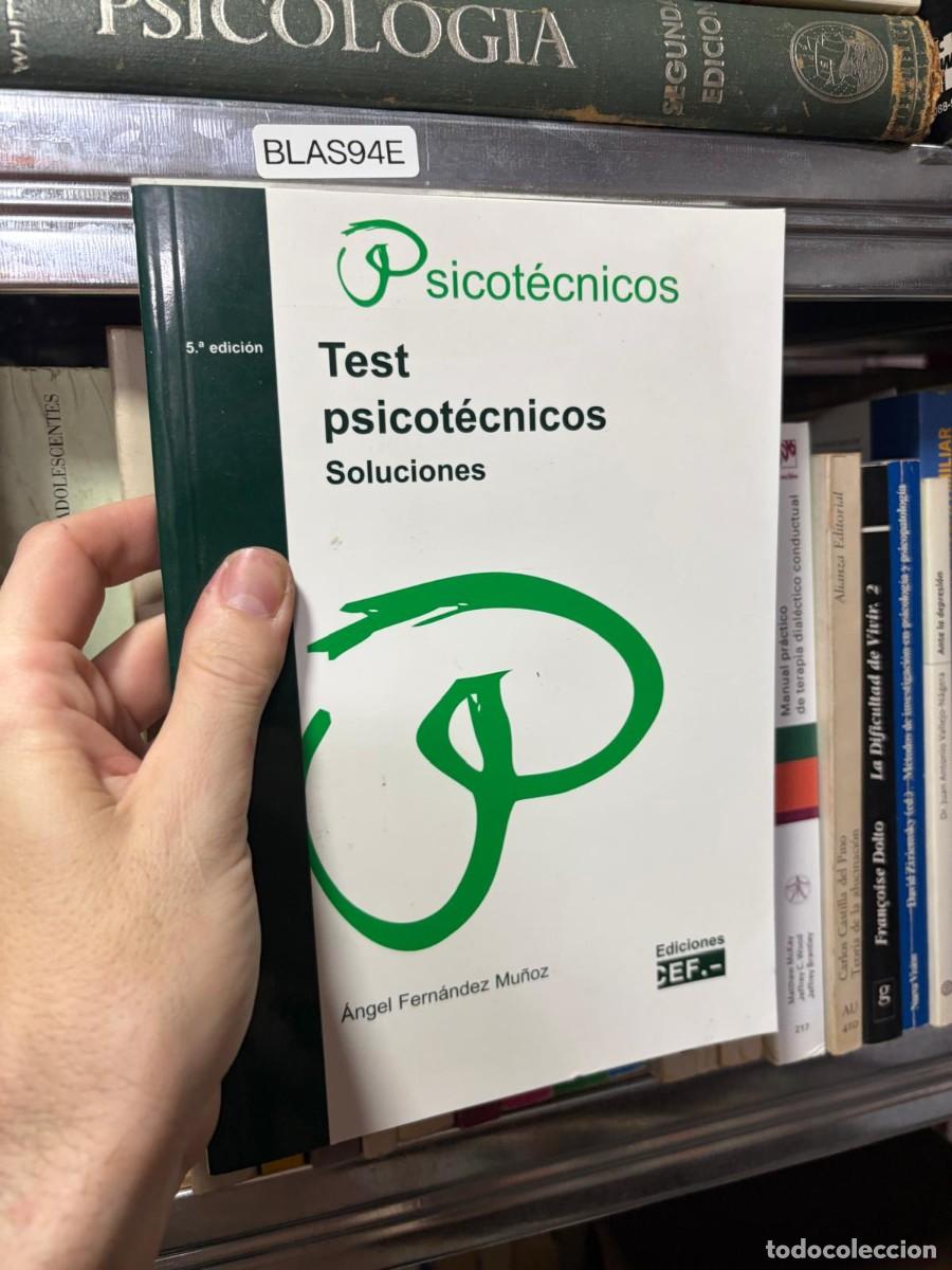 Libros de segunda mano: BLAS94E &Aacute;ngel Fern&aacute;ndez Mu&ntilde;oz, Test Psicot&eacute;cnicos. Soluciones, Ediciones CEF.