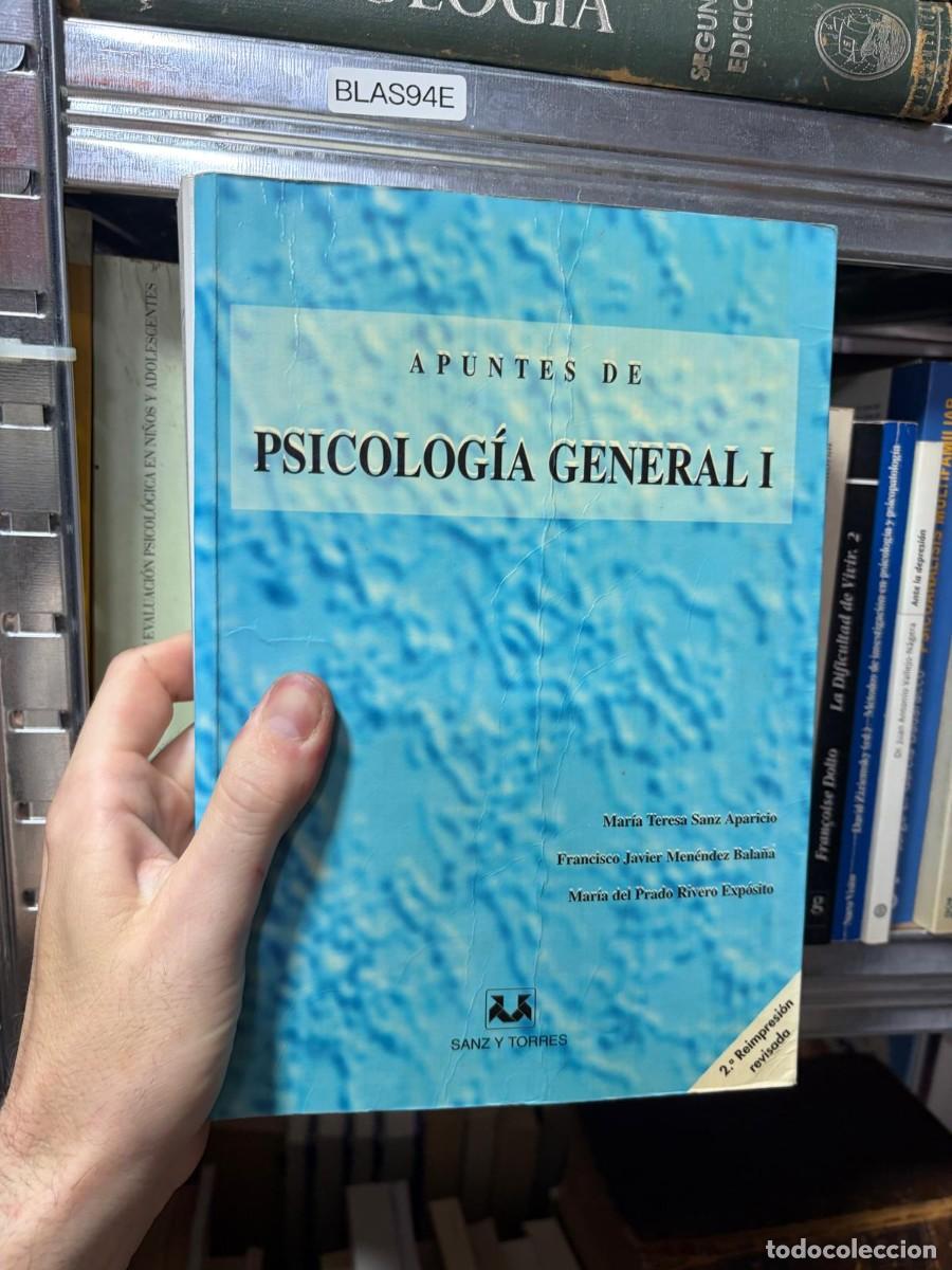 Libros de segunda mano: BLAS94E Apuntes de Psicolog&iacute;a General I, Sanz y Torres. Mar&iacute;a Teresa Sanz Aparicio, Francisco Javier