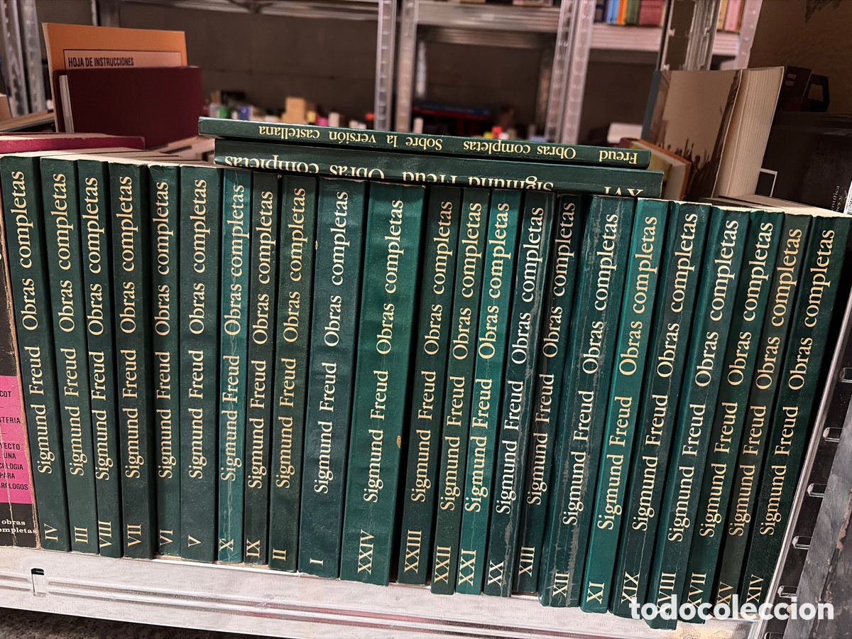 Libros de segunda mano: Blas95C obras completas de sigmund Freud 25 libros ed amorrortu