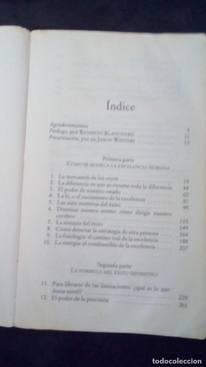 Libros de segunda mano: PODER SIN LIMITES - ANTHONY ROBBINS - AUTOAYUDA - ED. GRIJALBO 1992 - Foto 3