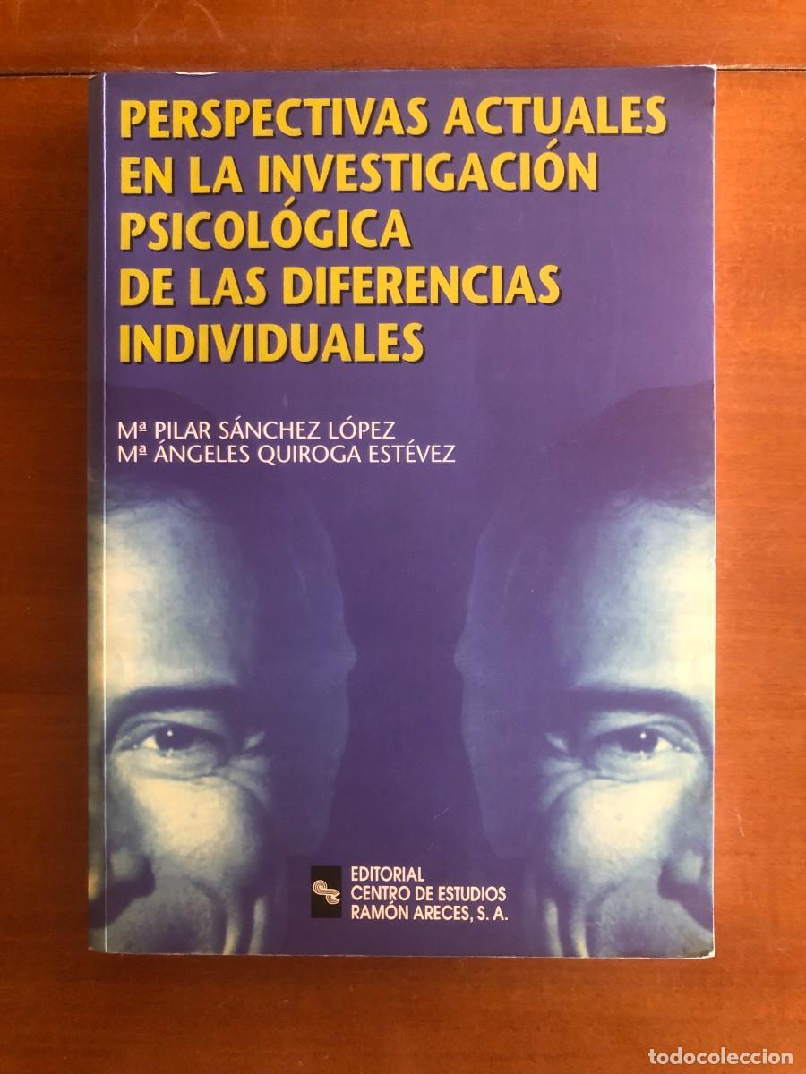 Libros de segunda mano: Perspectivas actuales en la investigaci&oacute;n de las diferencias individuales