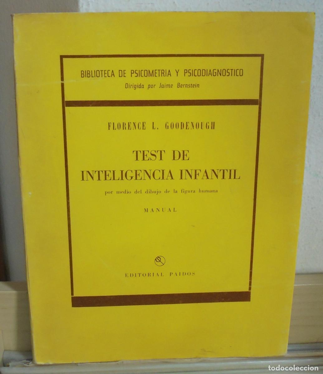 Libros de segunda mano: Test de inteligencia infantil, por medio del dibujo de la figura humana. Florence L. Goodenough