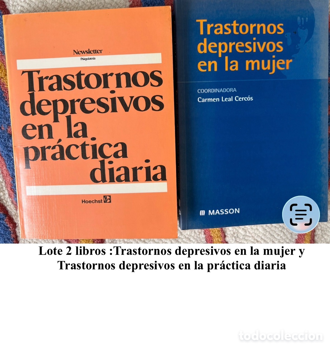 Libros de segunda mano: Lote 2 libros :Trastornos depresivos en la mujer y Trastornos depresivos en la pr&aacute;ctica diaria