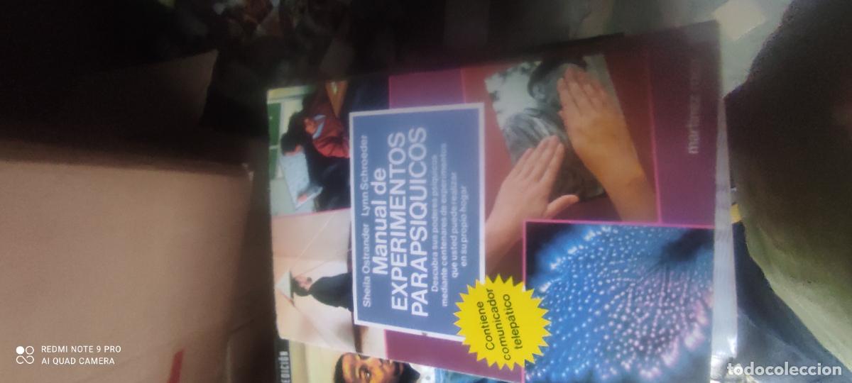 Libros de segunda mano: MANUAL DE EXPERIMENTOS PARAPS&Iacute;QUICOS. - SHEILA OSTRANDER. LYNN SCHROEDER.