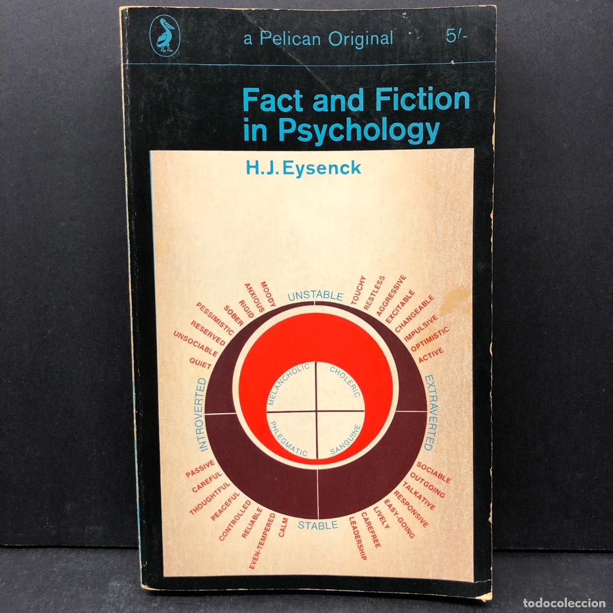 Libros de segunda mano: FACT AND FICTION IN PSYCHOLOGY - H. J. EYSENCK - PELICAN / 4603