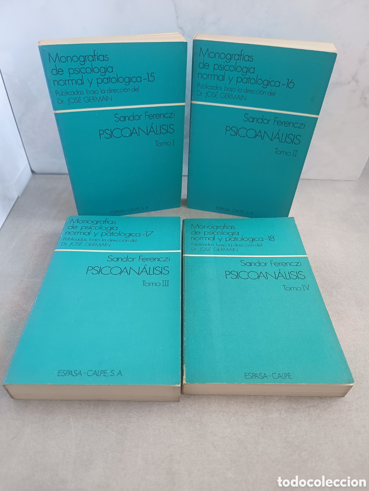 Libri di seconda mano: PSICOAN&Aacute;LISIS I, II, III, IV. COMPLETA EN 4 TOMOS - SANDOR FERENCZI