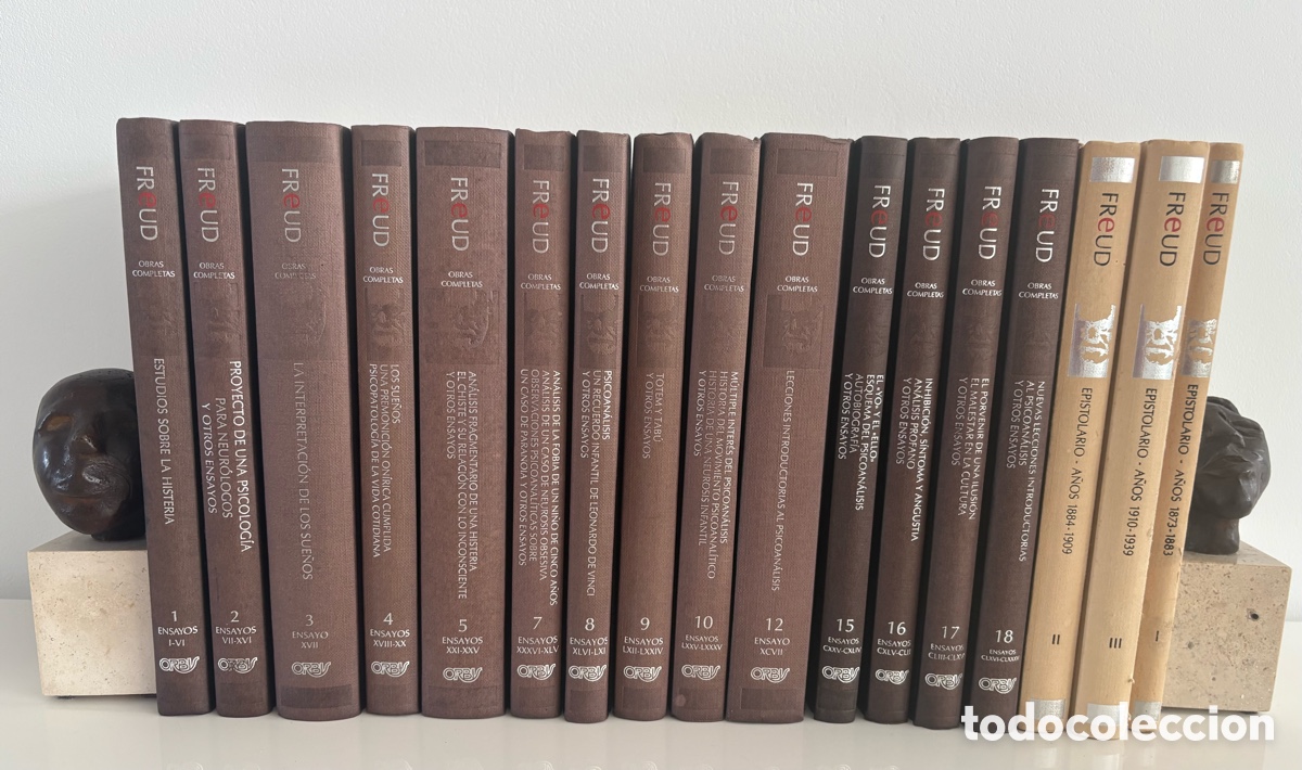 Libros de segunda mano: Colecci&oacute;n Sigmund Freud Como nuevo 17Volumenes