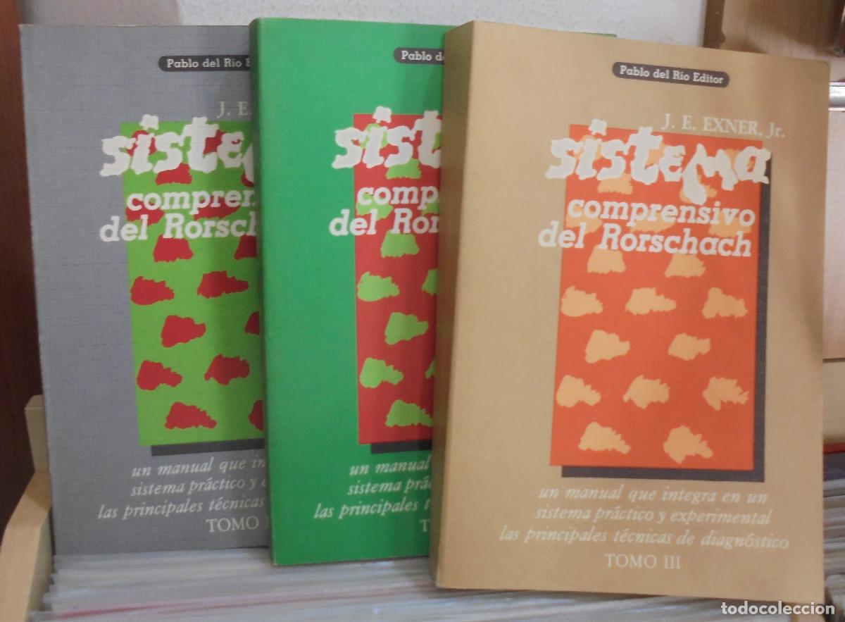 Libros de segunda mano: Sistema comprensivo del Rorschach, 3 tomos. J. E. Exner