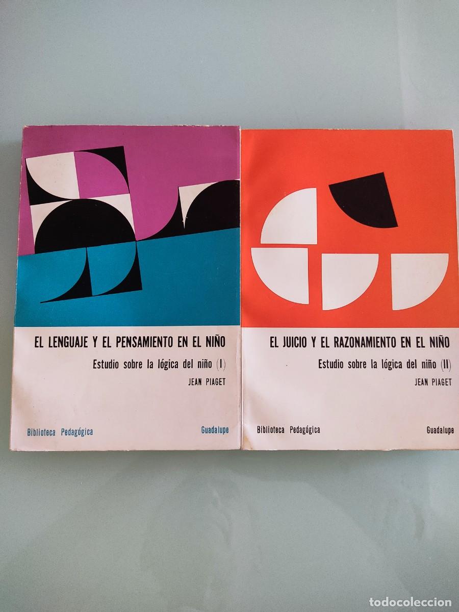 Libros de segunda mano: J. Piaget. Estudio sobre la l&oacute;gica del ni&ntilde;o. 2 tomos. Ed. Guadalupe. 1972.