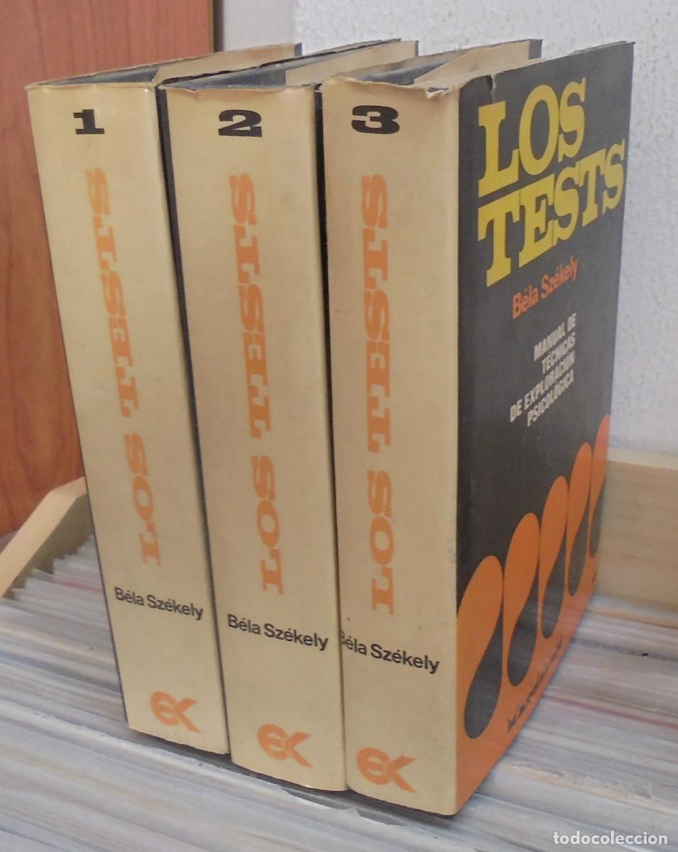 Libros de segunda mano: Los tests, manual de t&eacute;cnicas de exploraci&oacute;n psicol&oacute;gica, 3 tomos. B&eacute;la Sz&eacute;kely