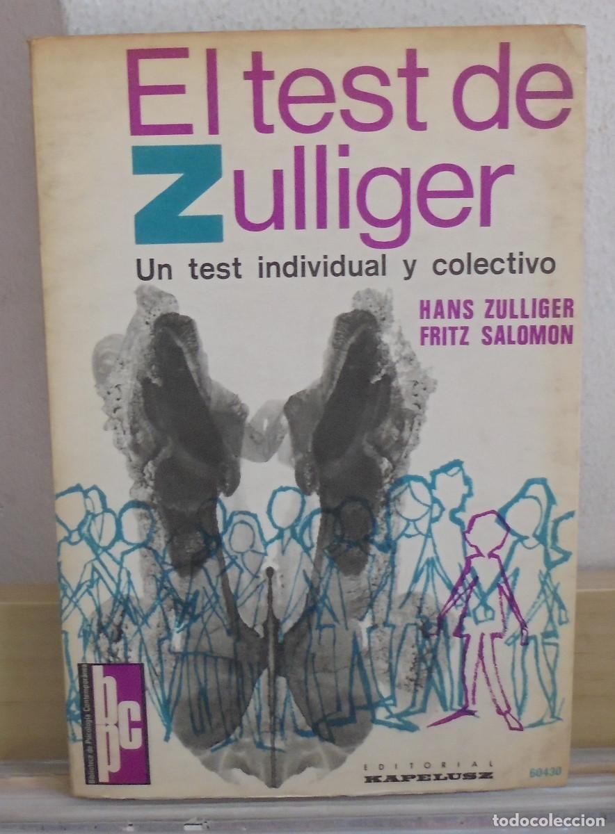 Libros de segunda mano: El test de Zulliger, un test individual y colectivo. Hans Zulliger, Fritz Salomon