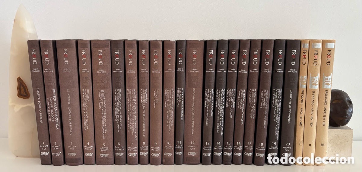 Libros de segunda mano: Colecci&oacute;n Sigmund Freud COLECCI&Oacute;N COMPLETA 20 vol&uacute;menes + 3 epistolarios