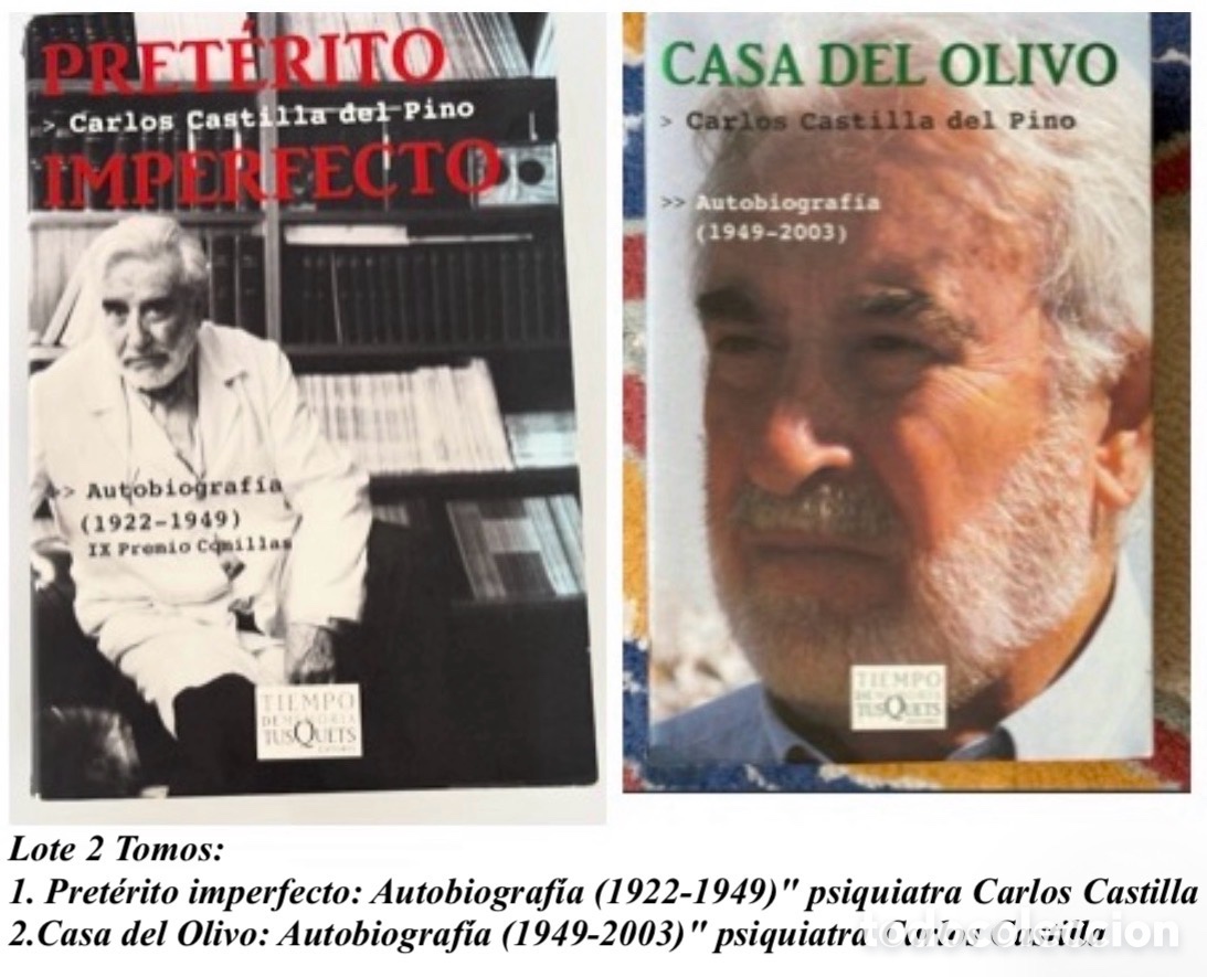 Libri di seconda mano: 2 Tomos: Autobiograf&iacute;a Carlos Castilla del Pino (1922-1949) (1949-2003)&rdquo; porCarlos Castilla del Pino
