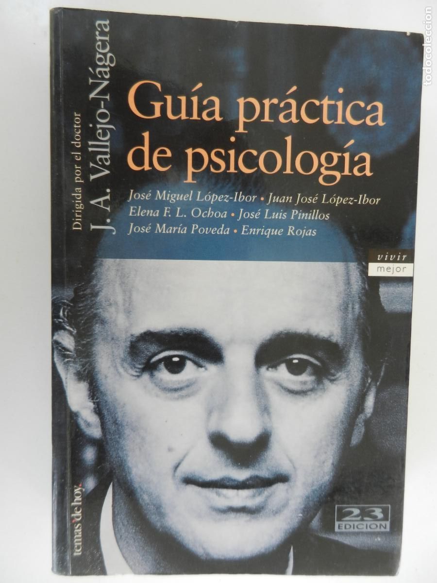 Libros de segunda mano: GU&Iacute;A PR&Aacute;CTICA DE PSICOLOG&Iacute;A - J. A. VALLEJO-N&Aacute;GERA - TEMAS DE HOY 2000.