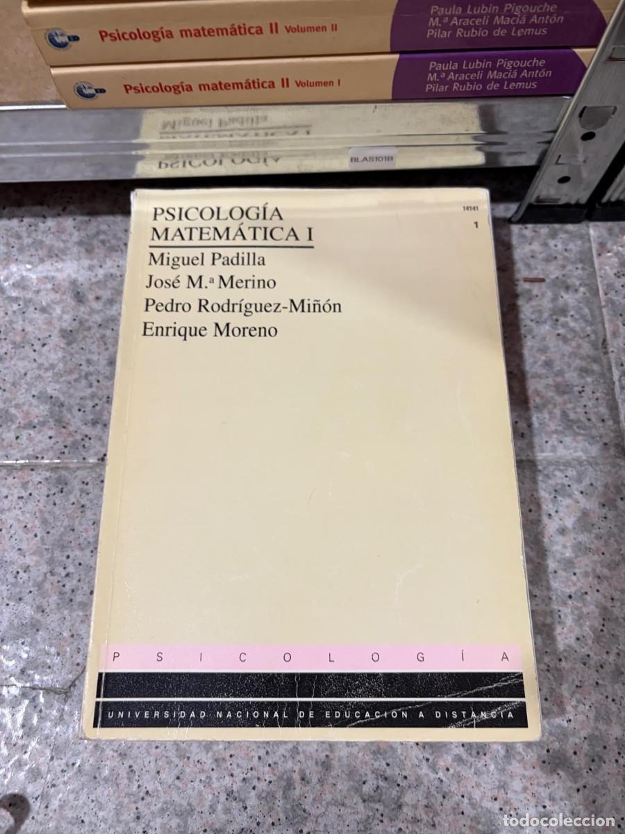 Libros de segunda mano: BLAS101B &mdash; Psicolog&iacute;a matem&aacute;tica I &mdash; Miguel Padilla, Jos&eacute; M.&ordf; Merino, Pedro Rodr&iacute;guez-Mi&ntilde;&oacute;n, Enrique