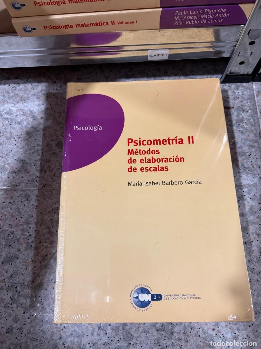 Libros de segunda mano: BLAS101B &mdash; Psicometr&iacute;a II. M&eacute;todos de elaboraci&oacute;n de escalas &mdash; Mar&iacute;a Isabel Barbero Garc&iacute;a &mdash; -