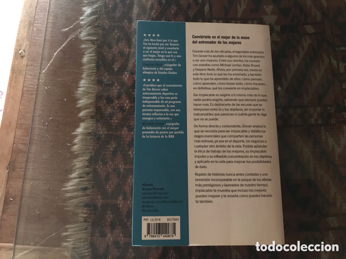 Libros de segunda mano: Implacable. De bueno a excelente y a imparable. Tim Grover. Alienta editorial - Foto 2