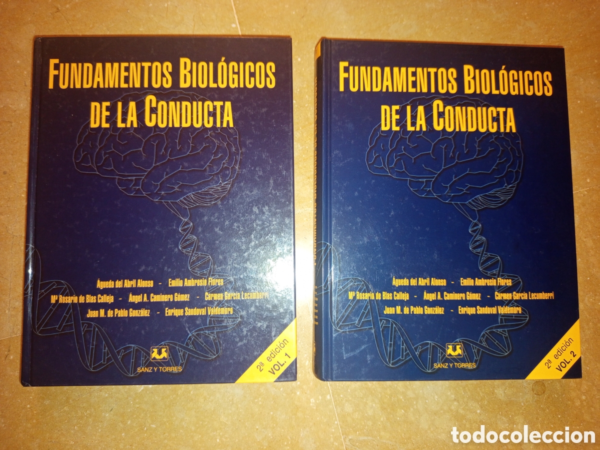 Libros de segunda mano: FUNDAMENTOS BIOLOGICOS DE LA CONDUCTA (VOL 1 VOL 2) SANZ Y TORRES (VV. AA.)