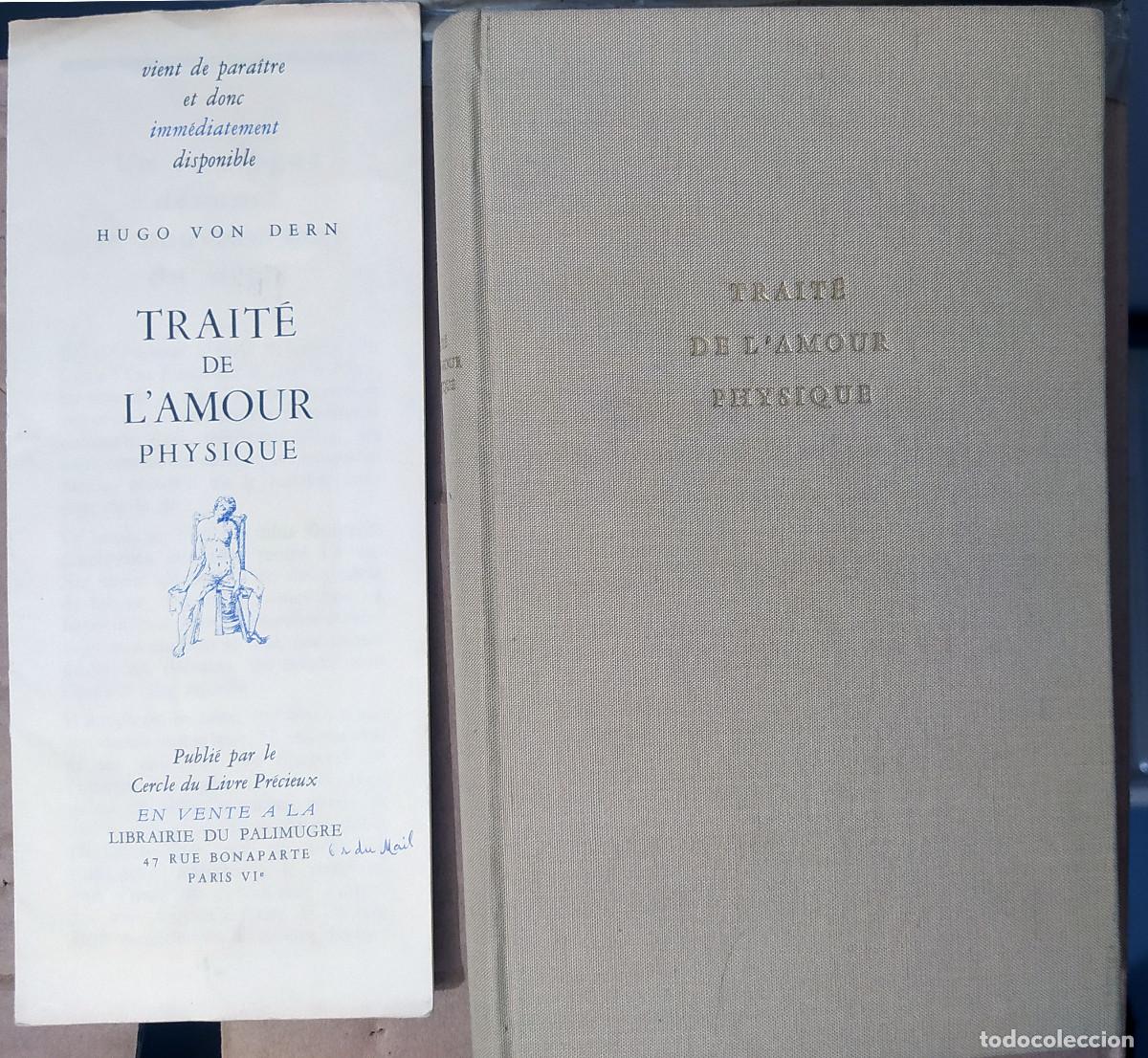 Libros de segunda mano: TRAIT&Eacute; DE L&acute;AMOUR PHYSIQUE. HUGO VON DERN