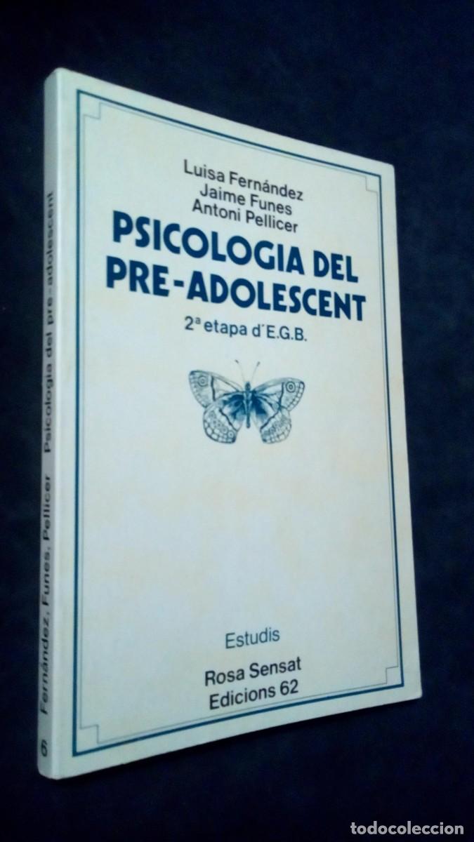 Libros de segunda mano: PSICOLOGIA DEL PRE-ADOLESCENT 2&ordf; etapa d'E.G.B. - CATALA-COMO NUEVO