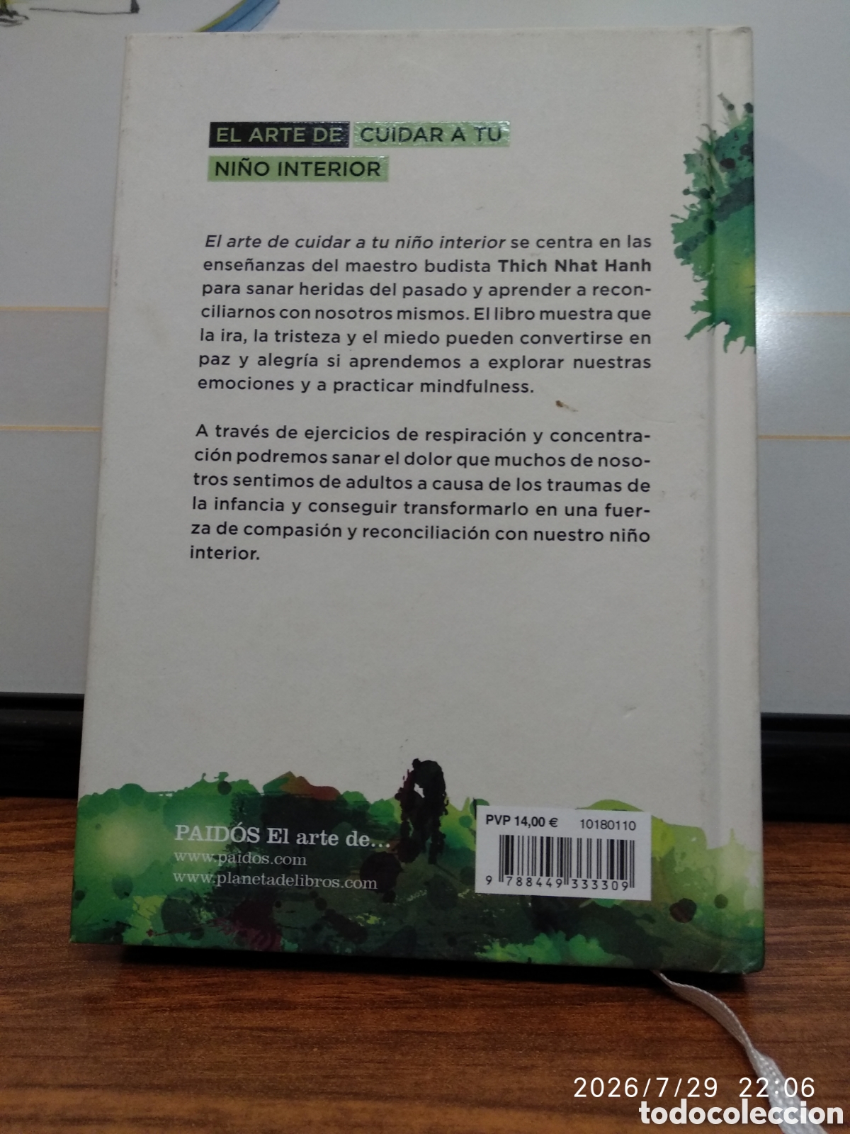Libros de segunda mano: El arte de cuidar a tu ni&ntilde;o interior - Foto 4