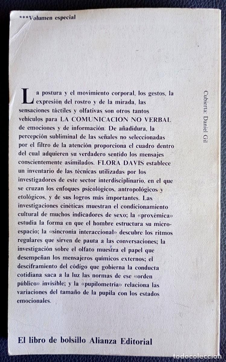 Libros de segunda mano: Flora Davis . La comunicaci&oacute;n no verbal - Foto 2