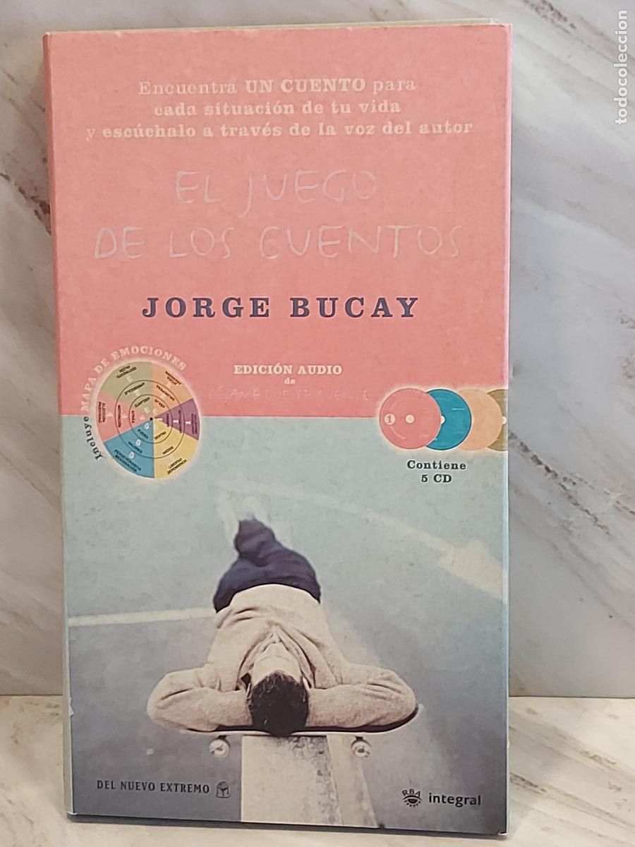 Libros de segunda mano: JORGE BUCAY | EL JUEGO DE LOS CUENTOS | D&Eacute;JAME QUE TE CUENTE | AUDIOLIBRO 5 CD + JUEGO | DE LUJO