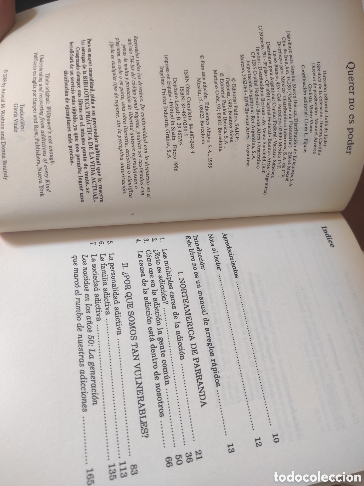 Libros de segunda mano: Querer no es poder, Arnald M.Washton-Donna Boundy. - Foto 3
