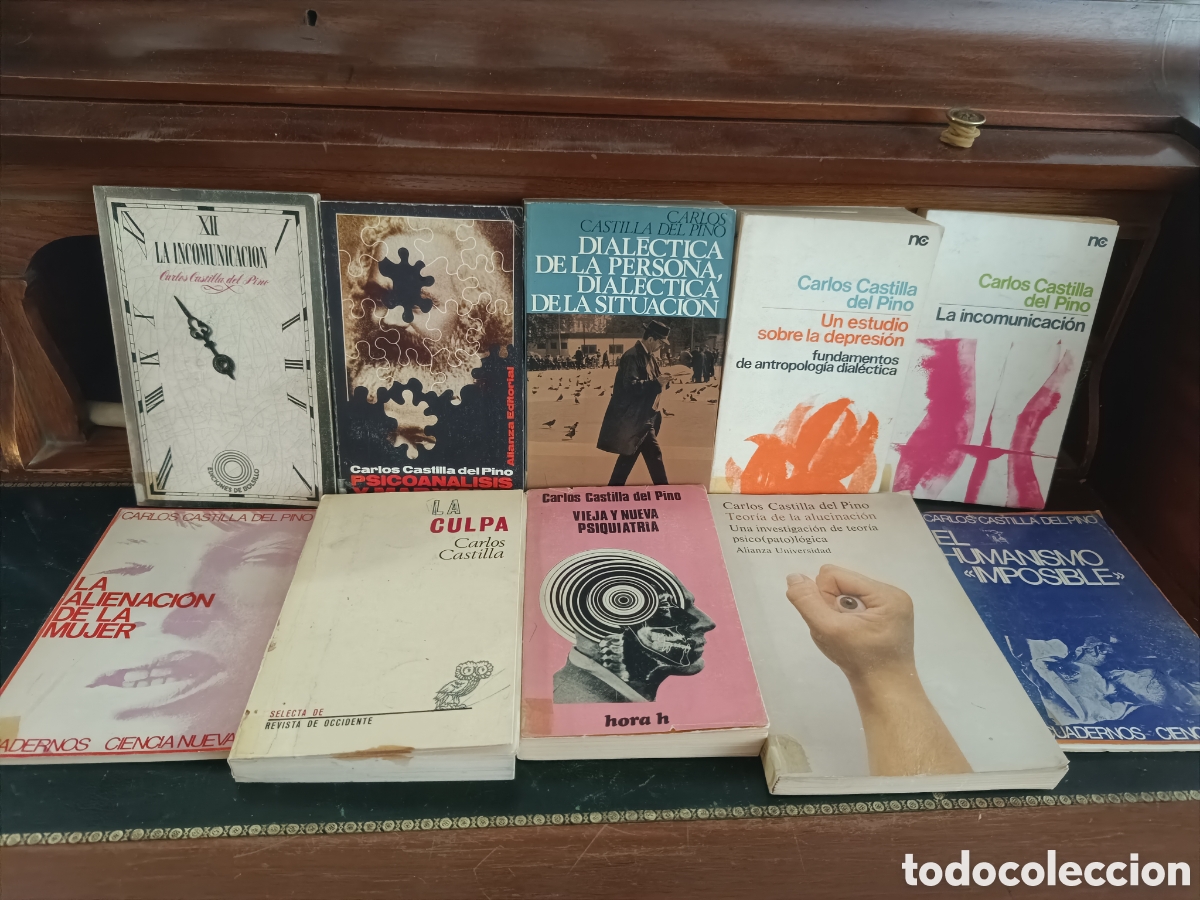 Libros de segunda mano: CARLOS CASTILLA DEL PINO LOTE 10 LIBROS (9 t&iacute;tulos) PSIQUIATRIA, PSICOANALISIS, MARXISMO SUBRAYADOS