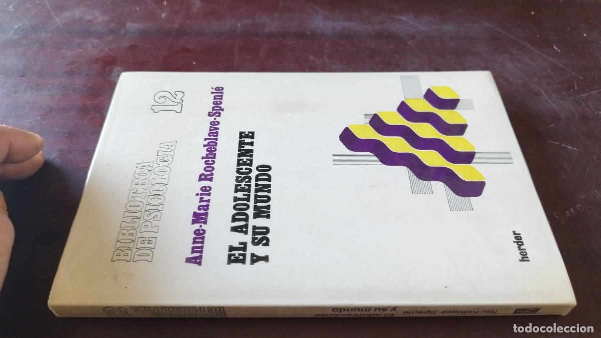 Libros de segunda mano: EL ADOLESCENTE Y SU MUNDO / ANNE MARIE ROCHEBLAVE SPENLE / CJA 600 / HERDER