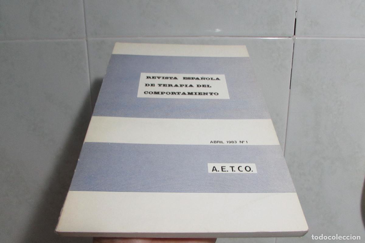 Libros de segunda mano: Revista espa&ntilde;ola de terapia del comportamiento ABRIL 1983 NUMERO 1-DESCATALOGADO