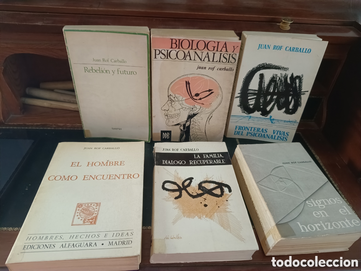 Libros de segunda mano: JUAN ROF CARBALLO- LOTE 6 LIBROS PSICOANALISIS, PSICOLOG&Iacute;A Y ENSAYO.