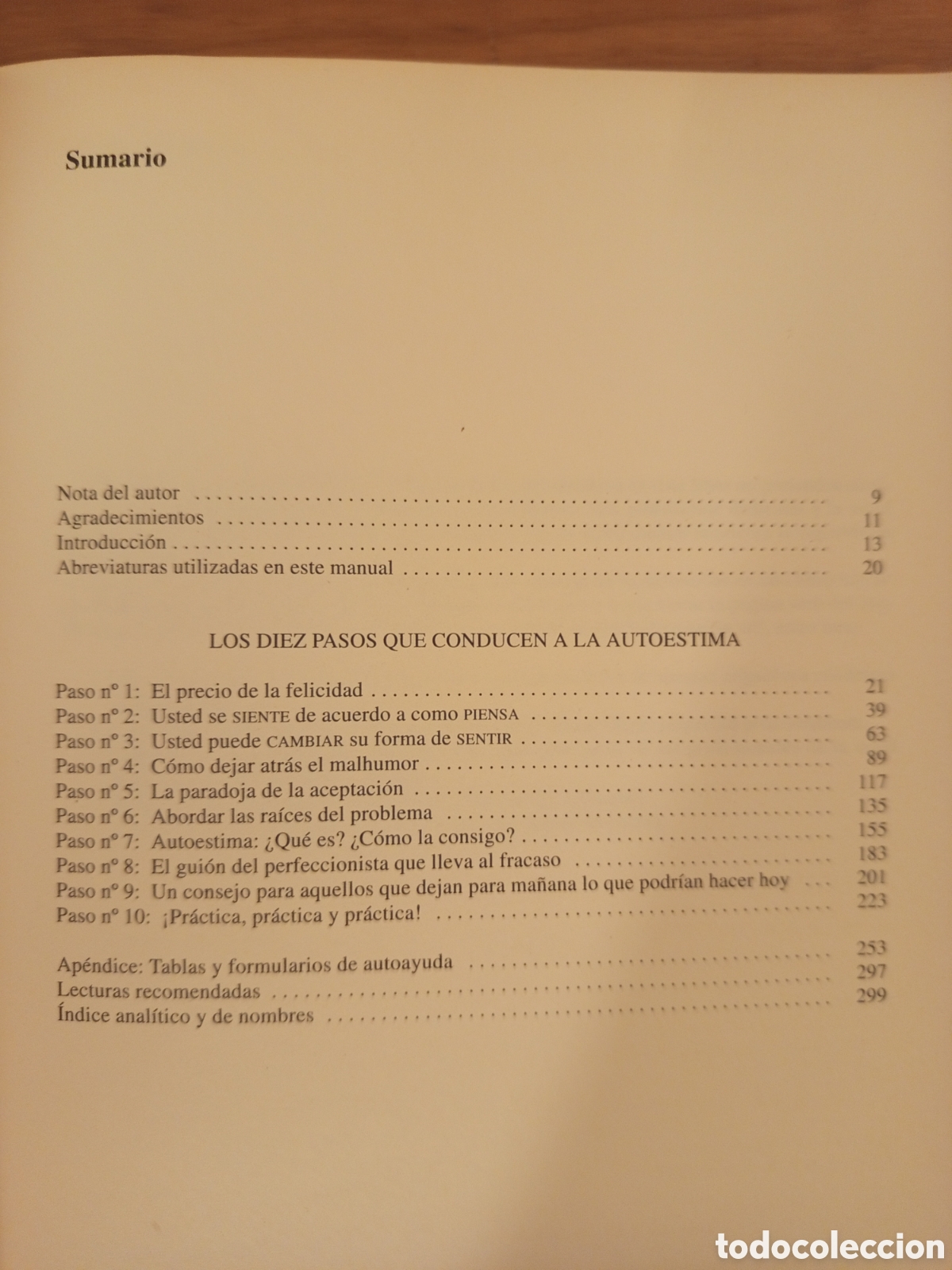 Libros de segunda mano: AUTOESTIMA EN 10 DIAS (DAVID D. BURNS) - Foto 3
