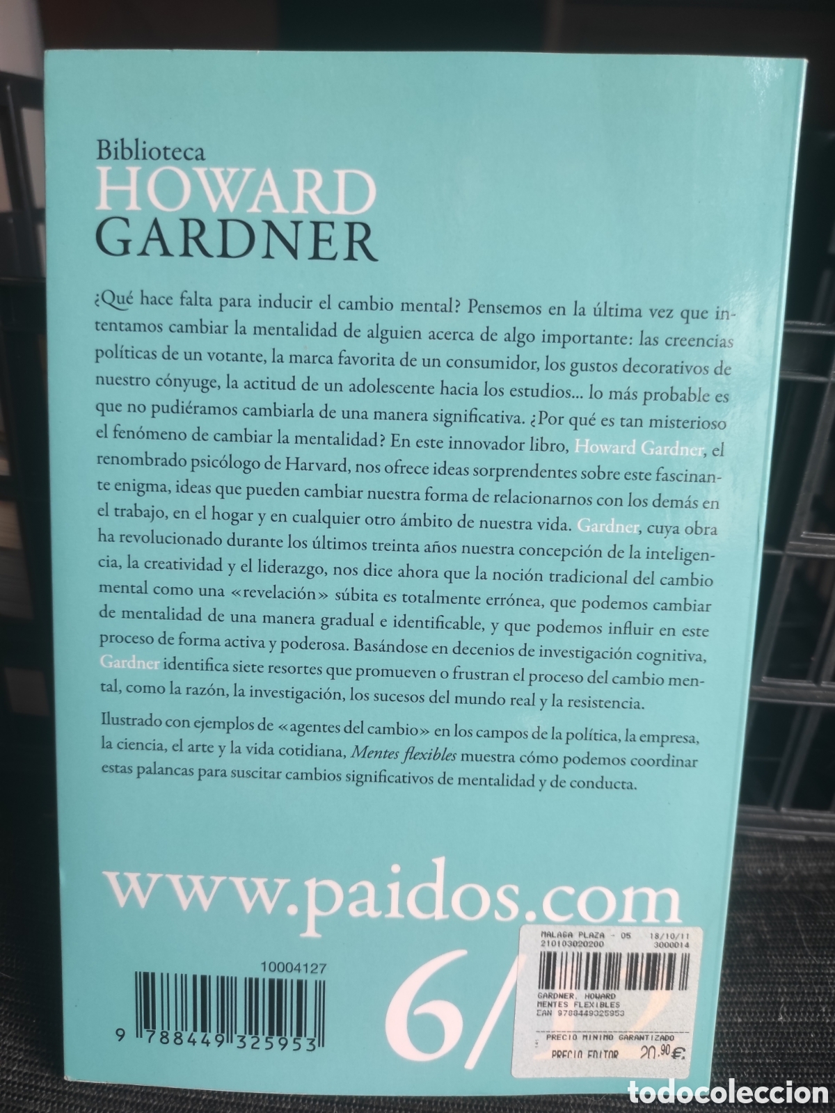 Libros de segunda mano: HOWARD GARDNER . MENTES FLEXIBLES - Foto 2