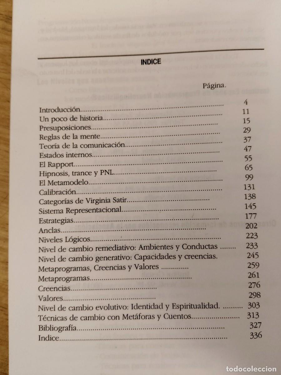 Libros de segunda mano: Curso de Practitioner en Programaci&oacute;n Neuro-Ling&uuml;&iacute;stica - S. A. Carri&oacute;n L&oacute;pez - Mandala Ediciones - Foto 6