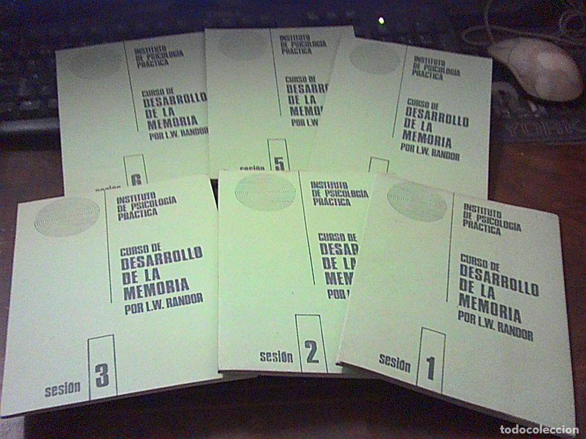 Libros de segunda mano: Curso de desarrollo de la memoria. L.W. Randor. 6 libros. Instituto Psicolog&iacute;a Pr&aacute;ctica 1967