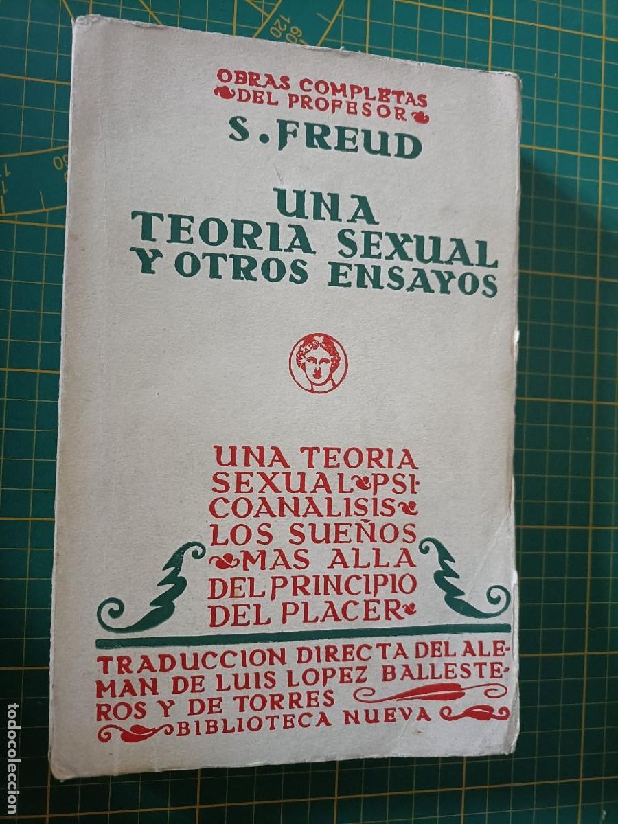 Libros de segunda mano: UNA TEOR&Iacute;A SEXUAL Y OTROS ENSAYOS. OBRAS COMPLETAS S. FREUD. BIBLIOTECA NUEVA. 1934