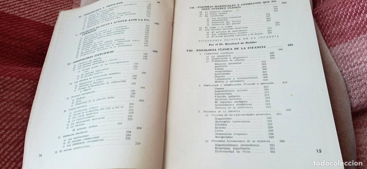 Libros de segunda mano: Psicolog&iacute;a cl&iacute;nica de W. Hellpach - Foto 4