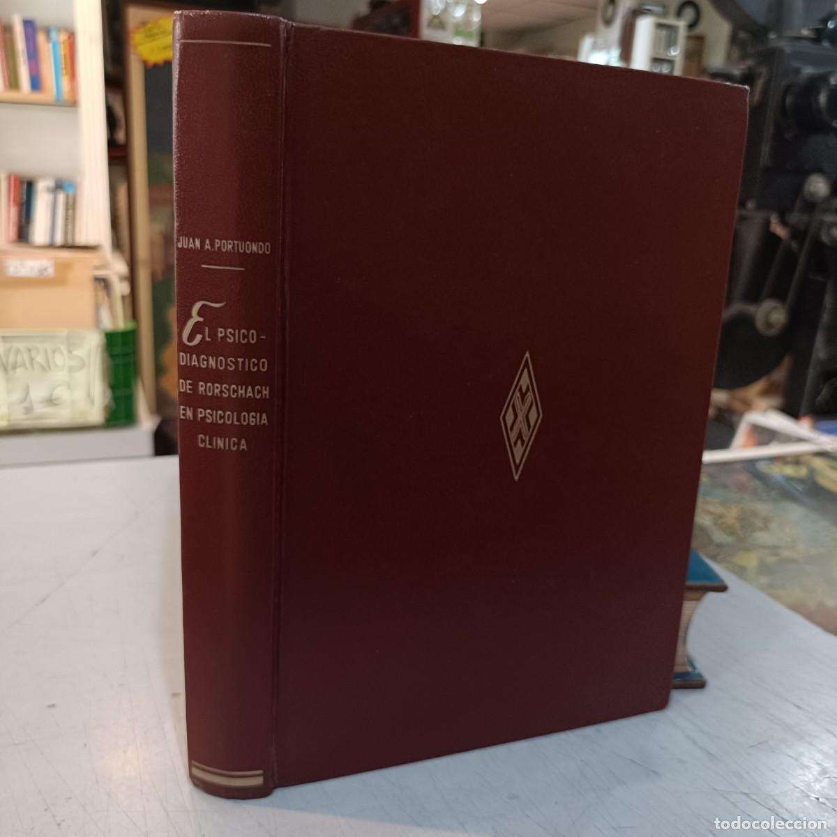 Libros de segunda mano: El Psicodiagn&oacute;stico de Rorschach en Psicolog&iacute;a - Juan A. Portuondo - Biblioteca Nueva 1976