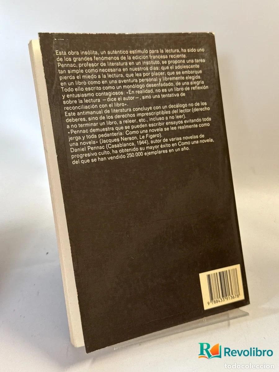 Libros de segunda mano: Como una novela - Daniel Pennac - Foto 2