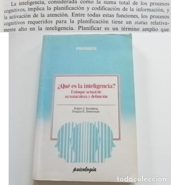 Livros em segunda m&atilde;o: &iquest; QU&Eacute; ES LA INTELIGENCIA ? ENFOQUE ACTUAL DE SU NATURALEZA Y DEFINICI&Oacute;N - LIBRO PSICOLOG&Iacute;A ENSAYOS